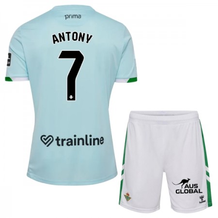 Jalkapallo Pelipaidat/Peliasut Real Betis Antony 7 Lasten Vieraspelipaita 2025-26